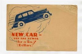 MOOG St Louis Inner Spring Rings Ad Card 1930's New Car Pep - $11.88