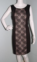 NWT Women&#39;s Guess Black Lace Paneled Sleeveless &quot;Avery&quot; Sheath Dress Siz... - £23.22 GBP