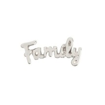 Origami Owl Charm (New) Silver &quot;Family&quot; Charm - CH3456 - £7.01 GBP