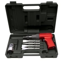 Air Hammer Kit, Shock Reduced Tool W/Chisels &amp; Qc - £240.41 GBP