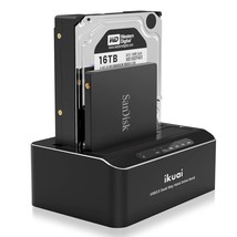 Usb 3.0 To Sata Dual Bay External Hard Drive Docking Station For 2.5/3.5 Inch Hd - £43.24 GBP