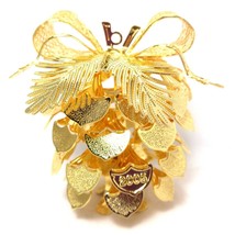 2005 A Perfect Pine Cone Danbury Mint Christmas Ornament Gold Plated Collection - £42.25 GBP