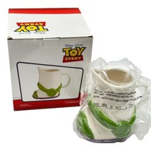 Pixar Toy Story Buzz Lightyear Boot Mug Ceramic 24 oz White Green New La... - £30.72 GBP