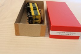 HO Scale Athearn, Wide Vision Caboose,  Undecorated, Green &amp; Yellow No # - £22.17 GBP