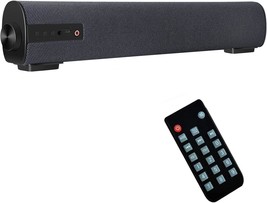 Sound Bars For Tv/Pc, 16.9&quot; Outdoor/Indoor Mini Soundbar With Wired &amp;, U... - $44.95