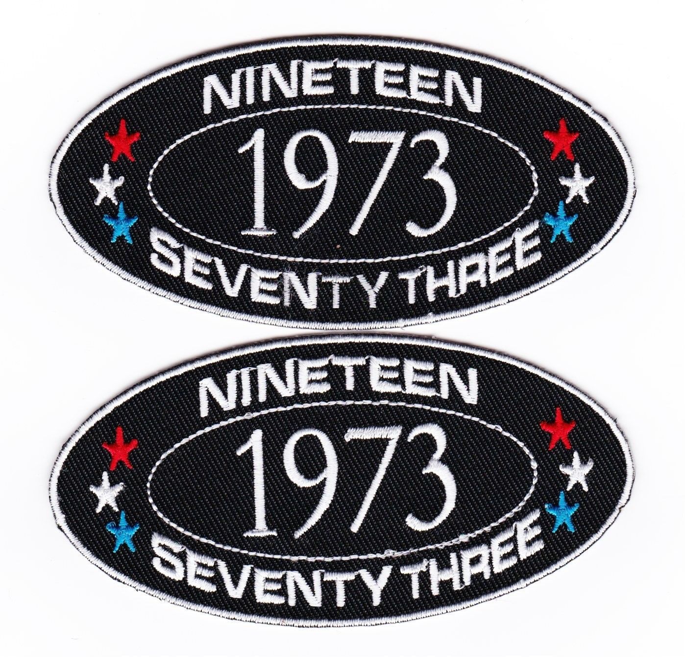 Primary image for 1973 SEW/IRON ON PATCH EMBROIDERED BADGE EMBLEM CHEVROLET FORD DODGE PONTIAC