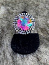 Art By Amy Labbe circle bling ring in Multi - size One Size - $51.48