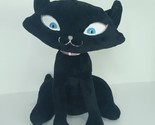Russ Pinkies Palace Cat Plush Black Pink Collar Stuffed Animal Posable T... - $34.64