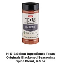 Heb Blackened seasoning Texas select blend. 4.5 oz lot of 2. fish - $29.67