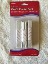 ALLARY 832 CRAFT &amp; SEW, 3 PIECE FACE MASK ELASTIC 1/4-1/2-3/4 NEW - $5.89