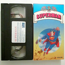 Superman Vol. 1 VHS Cartoon VOLCANO Underground World MECHANICAL MONSTER... - $9.99