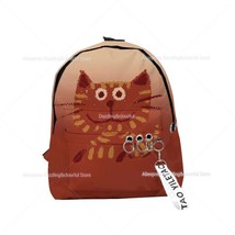 Neko Atsume Cat 3D Print Backpacks for Girls Boys Kids Cartoon Schoolbags Childr - £25.11 GBP