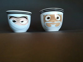 Two Arabic Coffee Cups with a face printing150 ml فنجانا قهوة عربية تركي... - £14.15 GBP