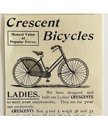 Crescent Bicycles 1894 Advertisement Victorian Bikes Ladies No 4 And 5 A... - $28.04 CAD