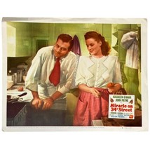 Vintage 1947 Miracle On 34th Street Movie Lobby Card Xmas Margaret O&#39;Har... - £129.11 GBP