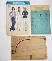 Vintage Simplicity Pattern 6803 Unlined Suit Pants Size 40 &amp; 42 1974 Unc... - £10.05 GBP
