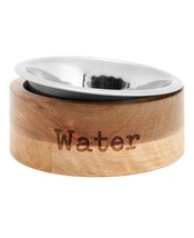 Lacourte Pet Water Wooden Bowl Size NS Color Brown - £12.18 GBP