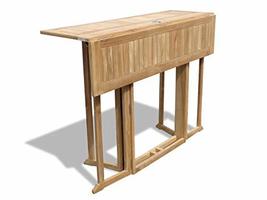 Windsor&#39;s Grade A Teak Bimini 59 x 31 in. Rectangular Dropleaf Counter T... - £1,096.96 GBP