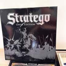 Stratego Onyx Edition 2009 Board Game Milton Bradley Hasbro Chess Strate... - $49.49