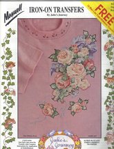 Maxwell Julie&#39;s Journey Blue Ribbon Roses Iron-on Transfers #M2902-16T - £2.34 GBP