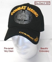 Combat Medic Embroidered Hat by August Sportswear Baseball Cap (pre-owned) - £9.34 GBP