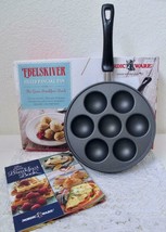 NEW Nordic Ware Ebelskiver Filled Pancake Balls Pan &amp; The Great Breakfast Book - £23.44 GBP