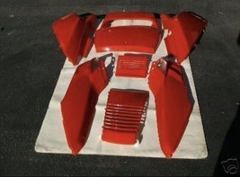 COMPLETE SET OF RED HONDA HELIX CN250 FUSION CN 250 SCOOTER UPPER PANELS - $352.66 CAD