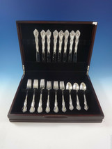 Rose Tiara by Gorham Sterling Silver Flatware Set For 8 Service 32 Pieces - £1,384.88 GBP