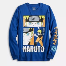 Men&#39;s 2XL Naruto Grid Long Sleeve Graphic Long Sleeves Tee Masashi Kishimoto - £15.86 GBP