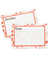 Strawberry Fields Recipe Card 4 X 6 Set of 40 by CR Gibson - $8.91