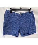 Old Navy Blue 100% Cotton Chino Shorts Fiat Front w Pockets Size 2 - $14.88 CAD