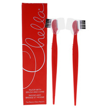 Razor with Brush and Comb Cap by Chella for Women - 2 Pc Brush - $132.71 MXN