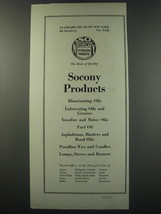 1930 Socony Petroleum Products Ad - Standard Oil Co. of New York - £14.85 GBP