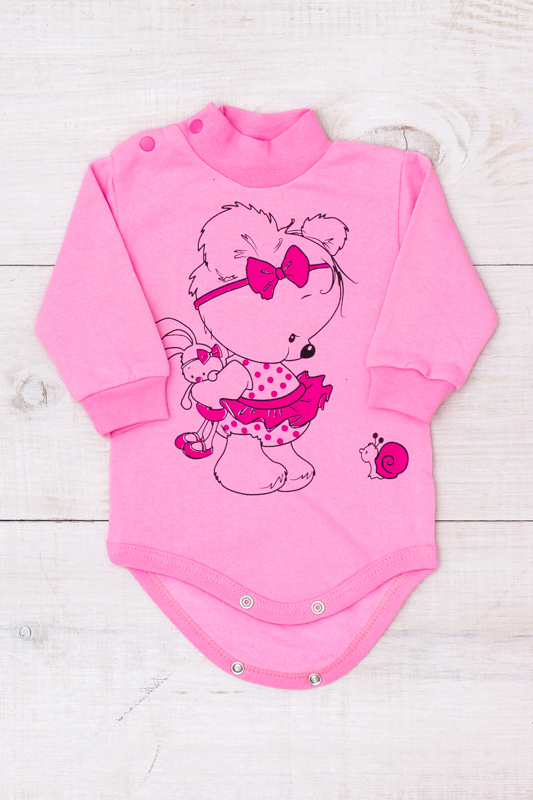 Bodysuit (infant girls), Winter,  Nosi svoe 9545-023-33-5 (rozhevyj-vedm... - $11.58