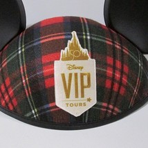 Disney 50 VIP Tours Mickey Ears Plaid Mickey Mouse Adult Hat - £23.34 GBP