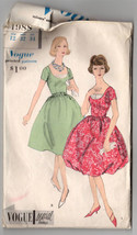 Vintage Vogue Sewing Pattern 4988 - 1959 One Piece Women’s Dress Size 12... - $48.52