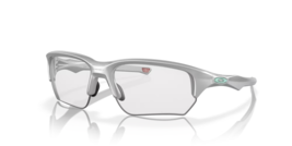 Oakley Flak Beta ASIA FIT Sunglasses OO9372-1065 Silver/Clear Black Photochromic - $118.79