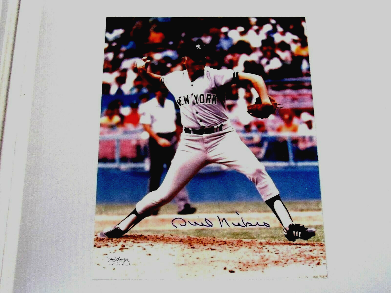 PHIL NIEKRO 300 WIN CLUB YANKEES BRAVES HOF SIGNED AUTO 8 X 10 COLOR PHO... - $49.49