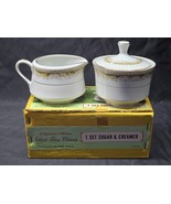 Vintage QUEEN ANNE 3-Piece Creamer &amp; Sugar Bowl Set By SIGNATURE - NEW &amp;... - $25.94 CAD