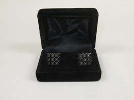 Men J.Valintin Cufflinks by Vitorofolo for French Cuff Shirt V35-23 Black image 3
