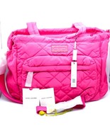 Marc Jacobs Quilted Nylon Diaper Bag Peony Pink Crossbody GL02307350 - $142.07