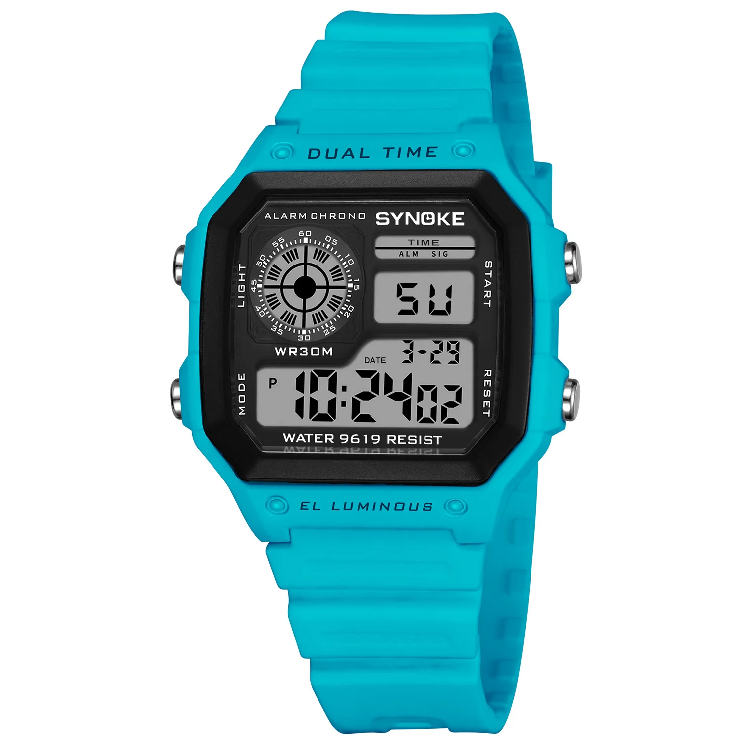 Outdoor Sport Watch Men Brand Multifunction Watches Alarm Clock Chrono W... - £12.91 GBP