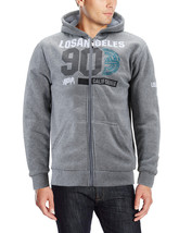 Men&#39;s Los Angeles Athletic Sherpa Lined Fleece Zip Up Hoodie Sweater Jacket - £28.07 GBP+