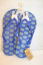 Univ FL Gators Logo Blue Orange Green WOMEN&#39;S US 9/40 FLIP FLOPS Sandals... - $29.95