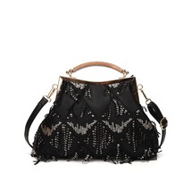 Spring for Women Sac A Main Designer Handbags Vintage Tel  Sequin Crossbody Bags - £65.09 GBP