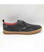 BEN SHERMAN Prill Knit Lace Up Sneaker Grey Brown Boat Shoes Men's Size 10.5 - $24.70