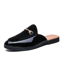 Outdoor Men Breathable Half Shoes for Men Slide Slipper  Designer Italian Mens C - £40.55 GBP