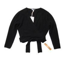 NWT Reformation x New York City Ballet Relaxed Cashmere Wrap in Black Sw... - £85.29 GBP
