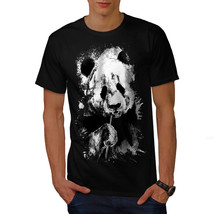 Eating Panda Face Shirt Bamboo Eater Men T-shirt - £10.38 GBP