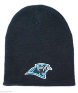 Carolina Panthers  NFL Team Apparel Cuffless Knit Winter Hat/Beanie/Toque - £12.89 GBP